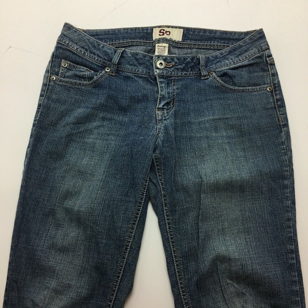 SO Juniors Straight Leg Jeans, Blue Size: 7 x 30